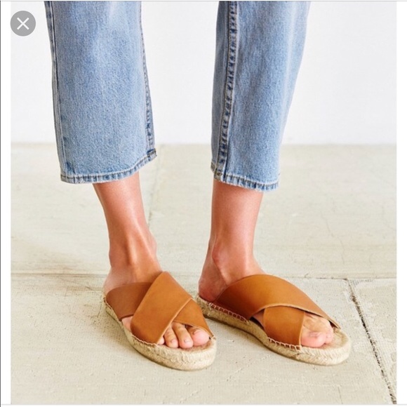criss cross espadrille sandal